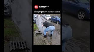 Satisfying storm drain clearance