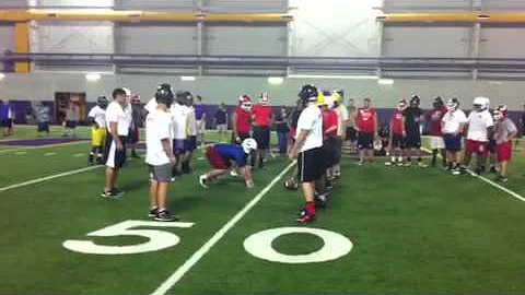 Rick McClendon LSU lineman camp
