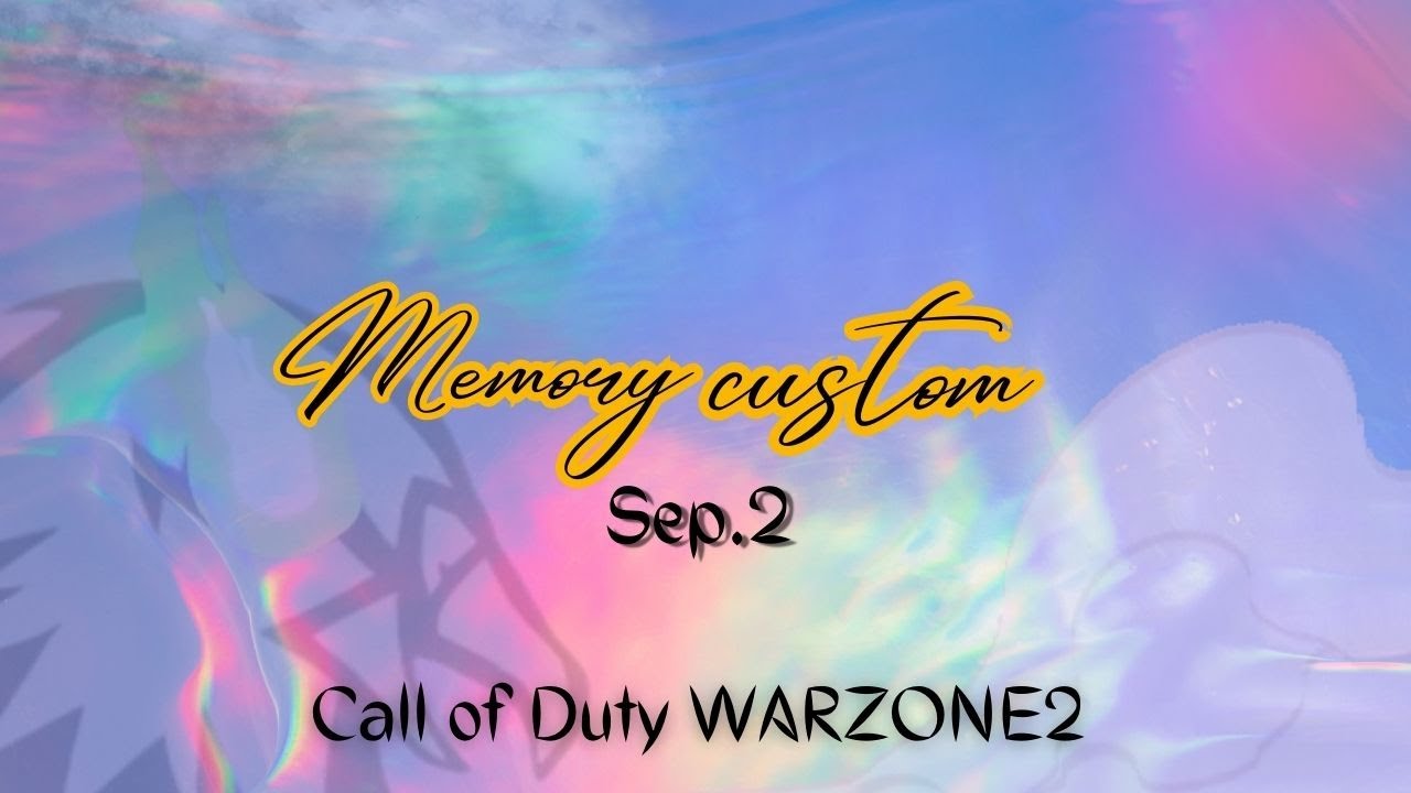 COD WZ2 | Memory Custom VOL.4 #メモカス - YouTube