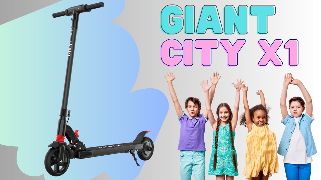 Купити Електросамокат GIANT City X1 7.5Ah чорний для дітей та