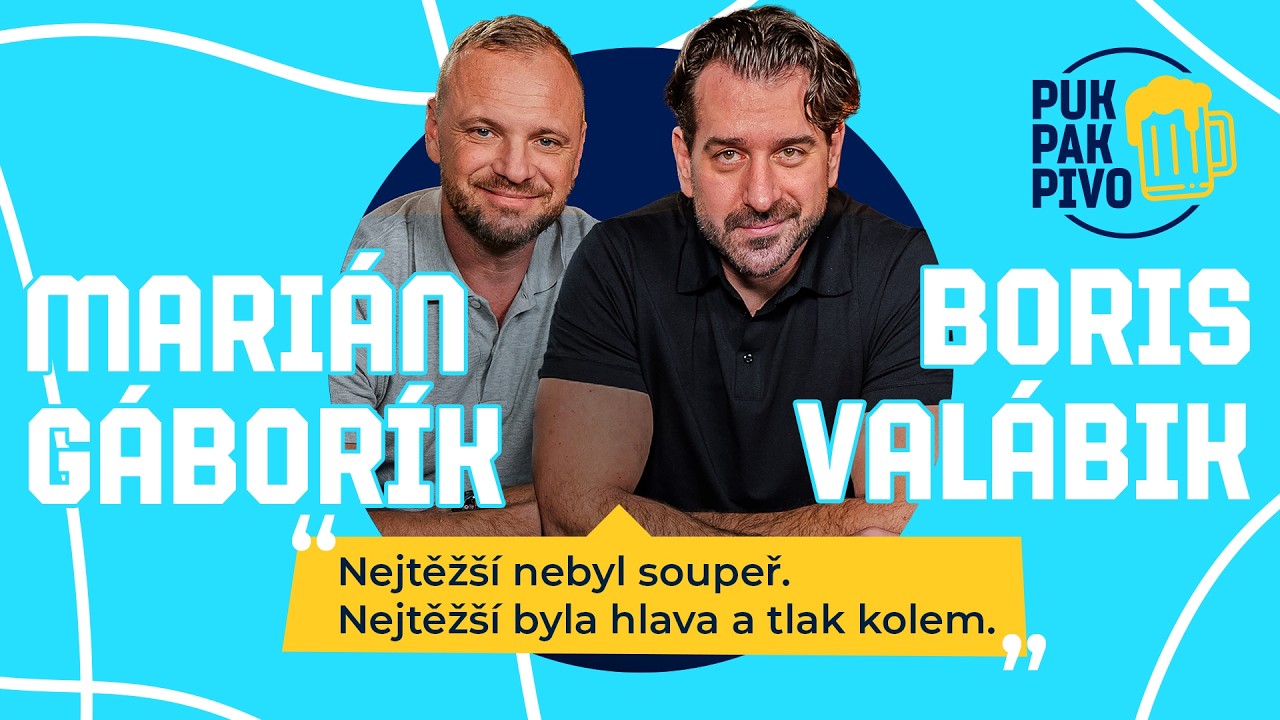 Gáborík & Valábik. Z NHL za komentátorský pultík I Puk Pak Pivo SPECIÁL