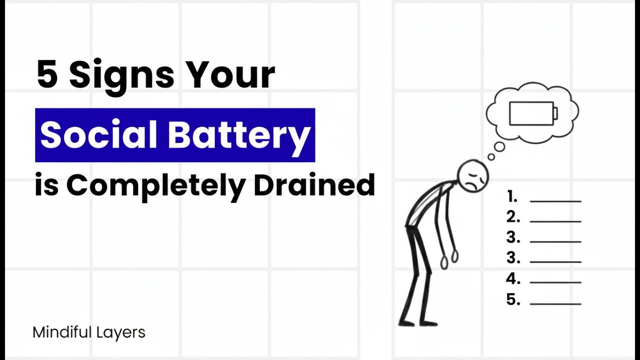 Social Battery Drained? Here's What's Actually Happening