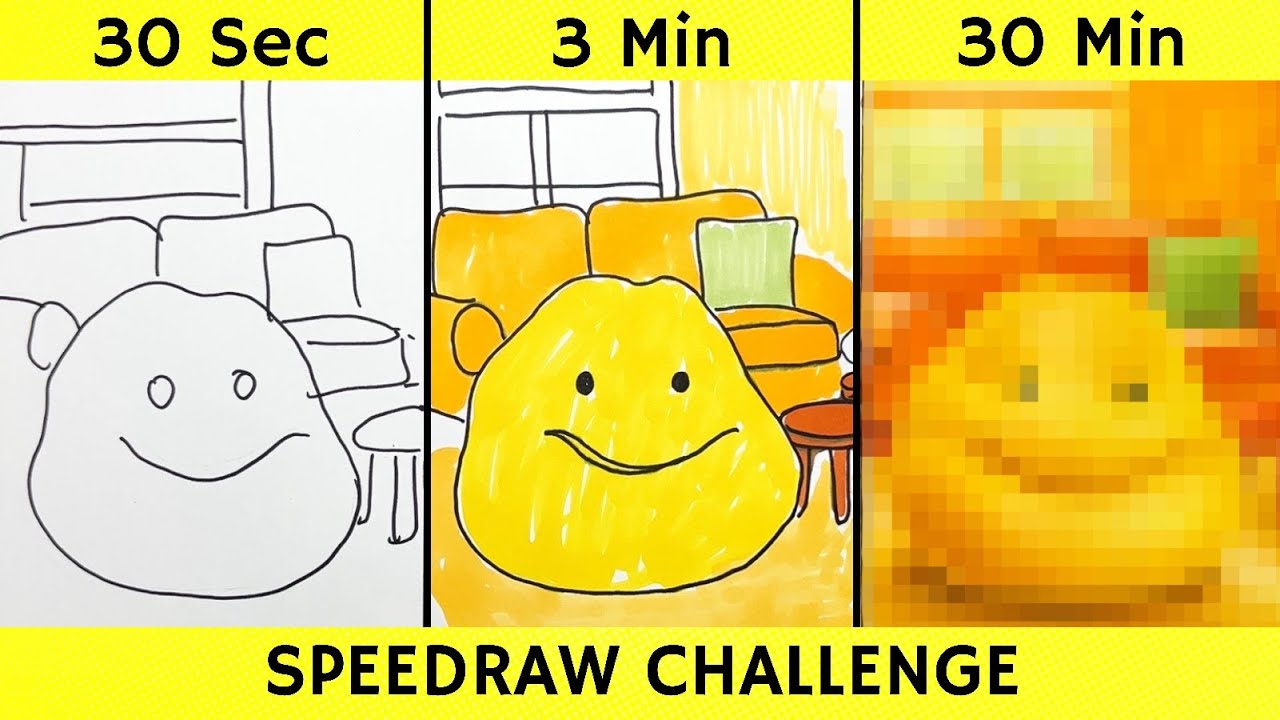 Drawing YONIIIII in 30 sec, 3 min, and 30 min | Brainrot Evolution ...