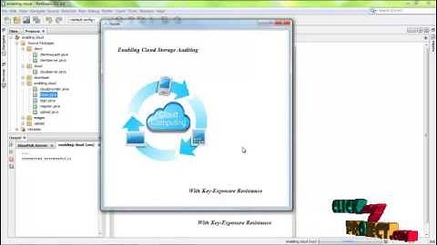 Enabling Cloud Storage Auditing With Key-Exposure Resistance | Final Year Projects 2016