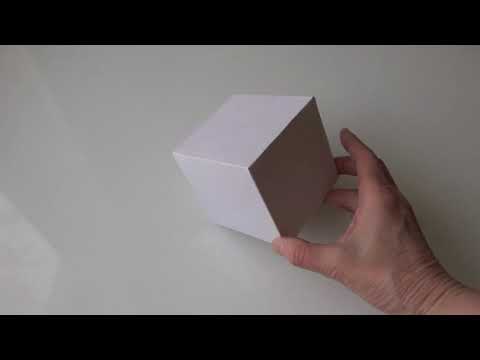 Как сделать куб из картона своими руками пошаговая инструкция