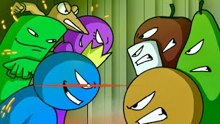 Rainbow Friends VS Annoying Orange “SLICED FRIENDS TO YOUR END” | FNF Animation
