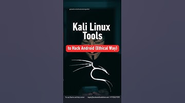 Kali Linux Tools to Hack Android Ethical Way #ethicalhacking #axximuminfosolutions