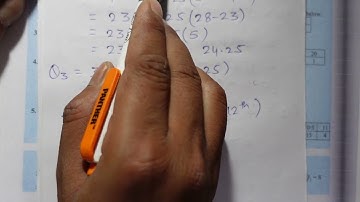 ARITHMETIC MEAN, MEDIAN, MODE AND QUARTILES CHAPTER 18 EX - 18 C