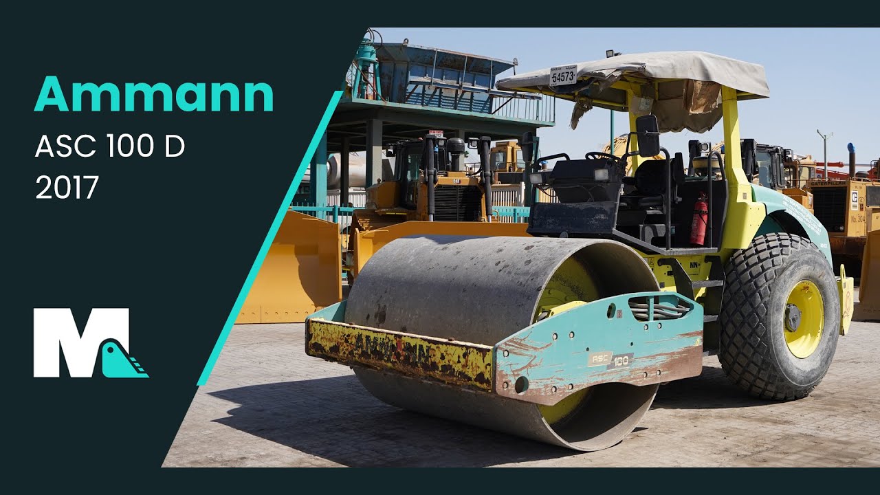 Ammann ASC 100 D Single Drum Roller | 2017