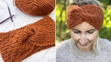 How To Knit A Twist Headband For Beginners