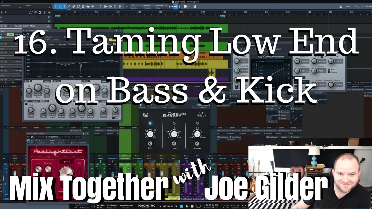 Taming the Low End on Bass and Kick | Mix Together [17] - YouTube
