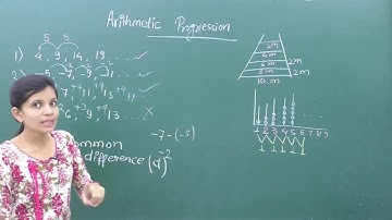 MATHS-X-5-01 Arithmetic Progression intro. Swati Mishra  Pradeep Kshetrapal channel
