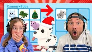 Trading only for Santa Dogs! Cammy's Dalmation Mega Mission is on!! *Roblox* Adopt Me