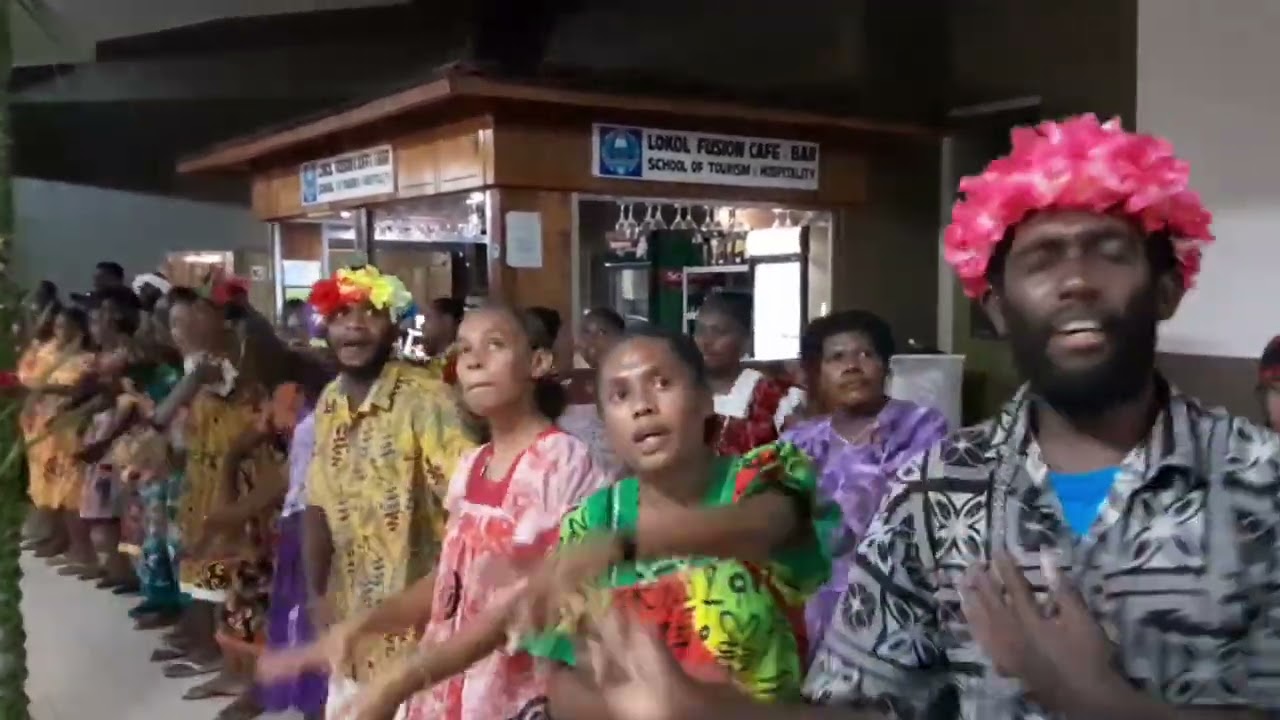 SINU Vanuatu students performing during Nesian Night (Local Fusion) 2023.