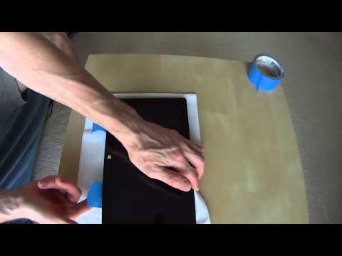 Как наклеить защитное стекло на планшет. Идеальный метод.