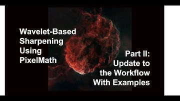 Wavelet Based Sharpening Using PixelMath II