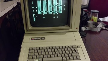 Wacky Apple IIe fault