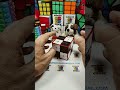 El cubo ajedrezado4x4 medio blanco y medio negro como método de reducción de aristas,centros.#shorts