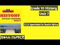 Grade 10 History Unit 7 7 1 5 Apartheid In South African Grade10 Southafrica 