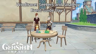 Windtrace: Seekers and Strategy Event Guide Day 1