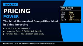 Pricing Power: The Most Underrated Moat in Value Investing