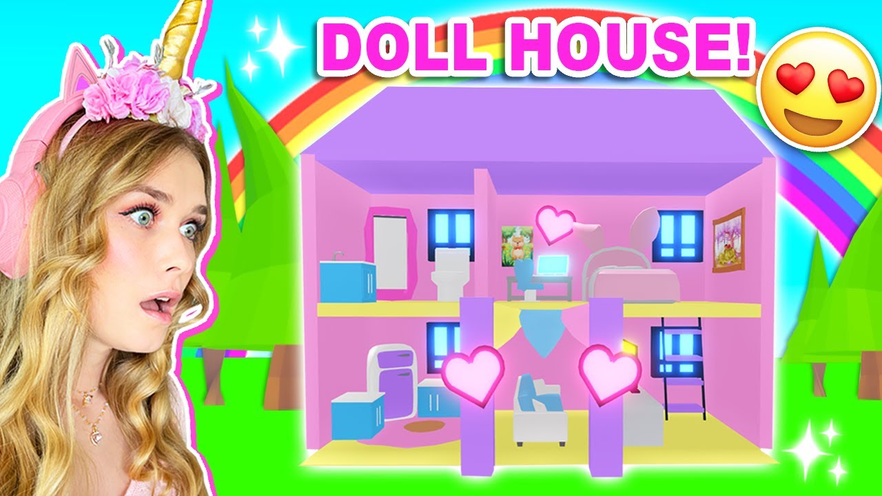 *NEW SECRET* DOLL HOUSE BUILD In Adopt Me! (Roblox) YouTube