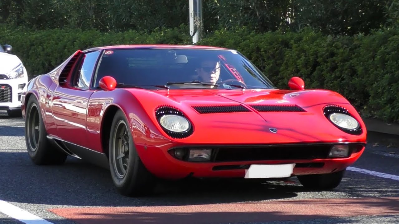 Lamborghini Miura ランボルギーニ・ミウラ V12エンジン - YouTube