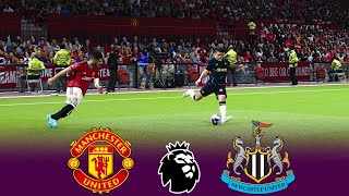 🔴MANCHESTER UNITED vs NEWCASTLE UNITED ⚽ PREMIER LEAGUE 23/24 MATCH DAY 34 ⚽ FOOTBALL GAMEPLAY