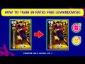 Free robert lewandowski best training guide   efootball 2024 mobile 