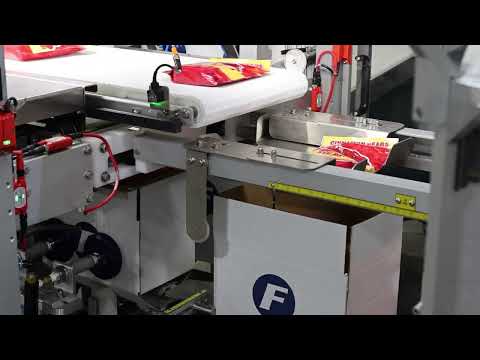 Fallas Automation's G400-CE Gravity Case Packer and Case Erector in One