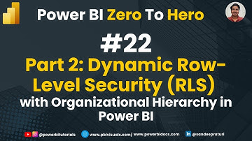 22 - Part 2: Dynamic Row-Level Security (RLS) with Organizational Hierarchy in Power BI