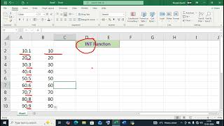 INT function in Excel/#V73