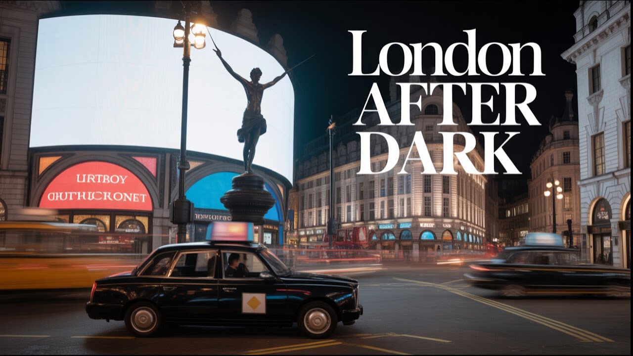 London After Dark 🇬🇧 | Soho and Piccadilly Circus Night Walk | Unedited City Footage 4K