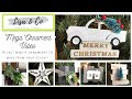 Mega Christmas Ornament Video | 15 Farmhouse Ornament's | Dollar Store Christmas Ornaments