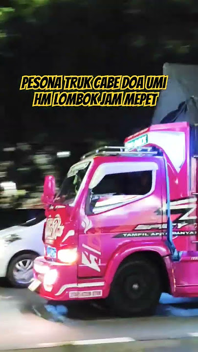 Truk Doa Umi Pink Hm Lombok Jam Mepet