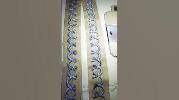 HOW TO MAKE ➰ LOOPS BACK OF THE GOWN #shorts #shortsfeed #ideas #sewinghack