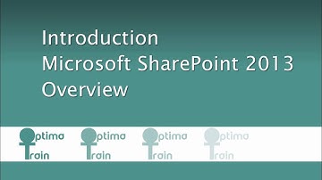 SharePoint 2013 Introduction