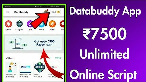 #No Root Databuddy App Add Unlimited Money New Online script