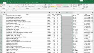 Week 3 Excel Formula