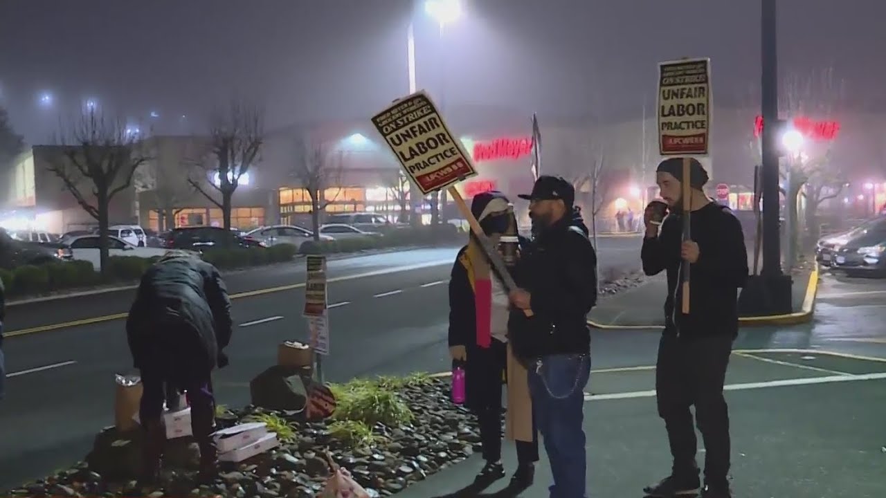 Thousands of Fred Meyer, QFC employees begin strike