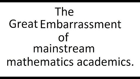 The Great Embarrassment: There was never a need to rigorise calculus.