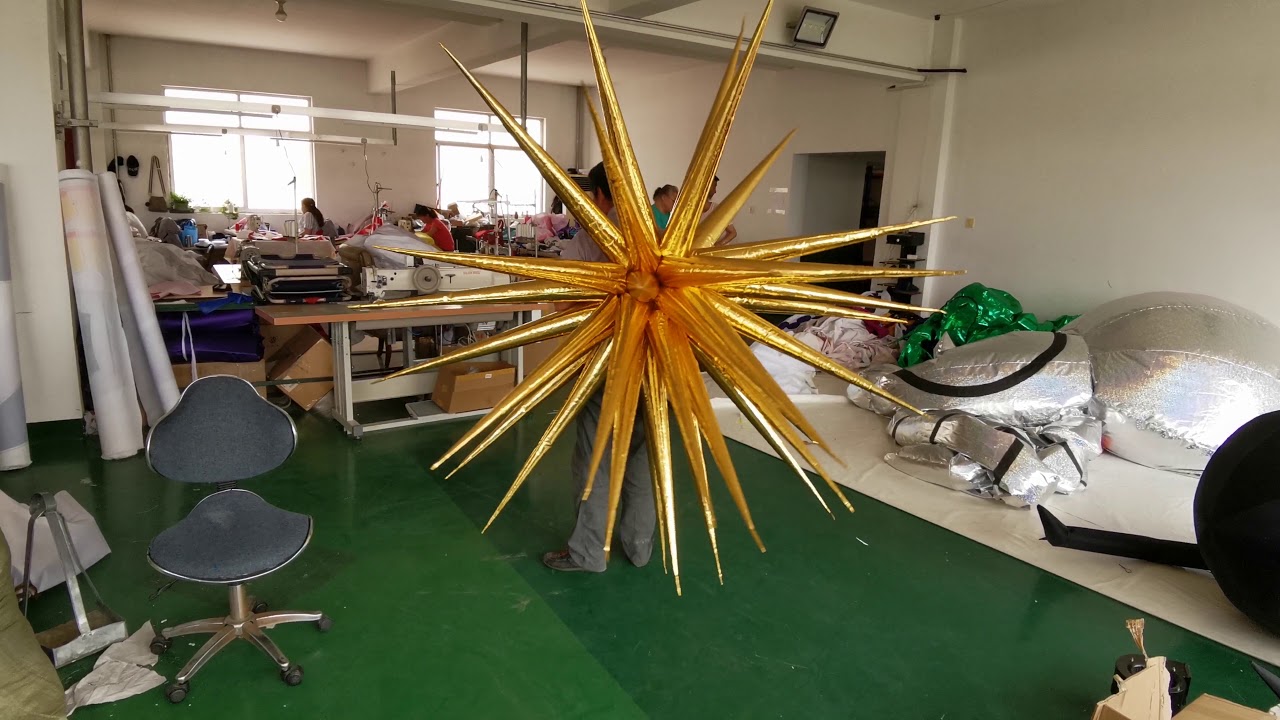 inflatable world Golden Inflatable wings direction how to decorate wedding stage