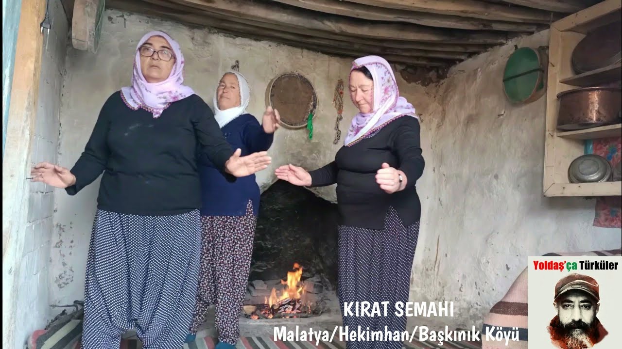 KIRAT SEMAHI/Malatya,Hekimhan, Başkınık Köyü#alikızıltuğ #Semah #Şahhatayi #alevi #kadın #kızılbaş