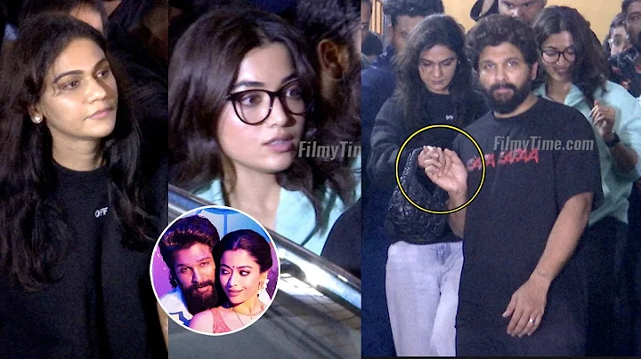 Allu Arjun holds Wife hands 👌 😍 to Get Her Safly Into The Car Post Watching #Pushpa2 Premiere | FT