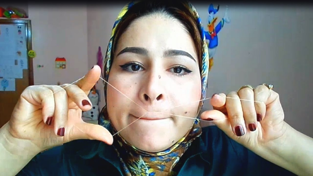 ازالة الشعر الزائد من الوجه بطريقة سهلة و بسيطة