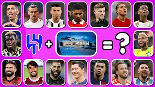 GUESS THE SONG AND HOUSE OF FAMOUS FOOTBALL PLAYER | Messi, Ronaldo, Mbappe, Neymar