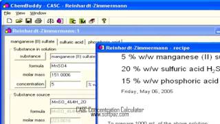 CASC Concentration Calculator free download! screenshot 1