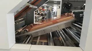 HRB-High speed 5 ply 3 in 1 Servo model flute laminator machine