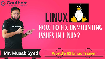 Linux Tutorials - Musab Syed | How to Fix Unmount Issues in Linux? | Linux Tutorials 2024