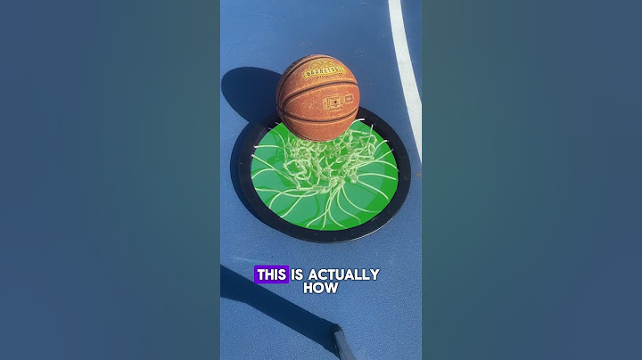 Do you realise just how big a basketball hoop is? 🤯